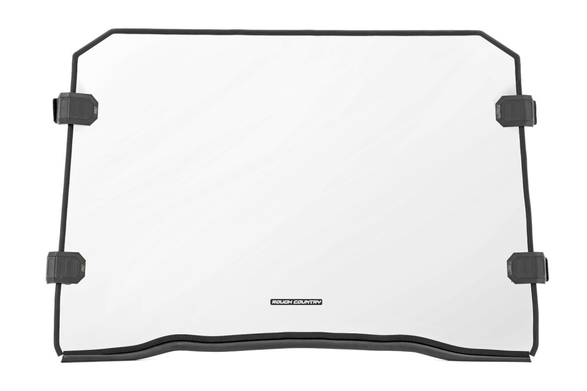 Polaris RZR XP 1000 EPS Trails and Rock Edition Full Windshield - Rough Country - w/ Factory Visor - '18-'19